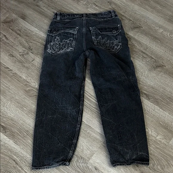 Embroidered Black Jeans Ambush 100% cotton - Picture 7 of 7